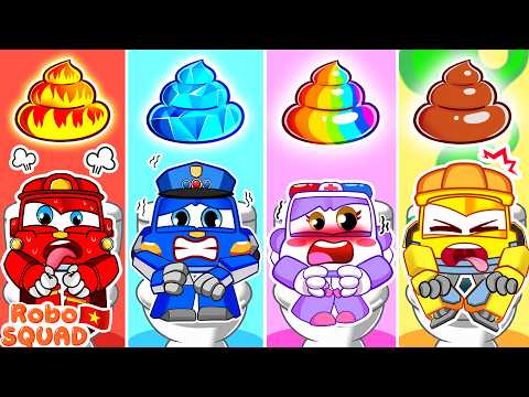 Refusing to Eat Vegetables and the Consequences for a Tummy Ache | Potty Training For Kids | Kids...