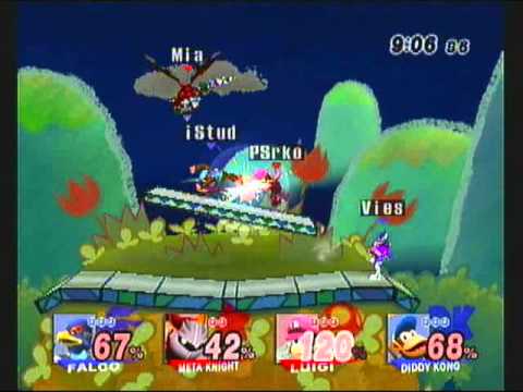 Avalon5 SSBB Doubles WF Soreru (MK) + PS~RKO (Luigi) vs Istudying (Diddy kong) + Gregs (Falco)