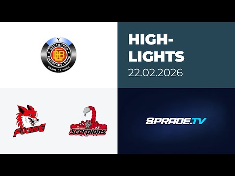 February 22, 2026 - Highlights - Füchse Duisburg vs. Hannover Scorpions