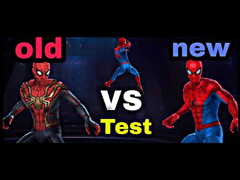 Marvel Future Fight | Spiderman Testing Old Uniform Vs New Uniform Comparison with Ctp Of Greed