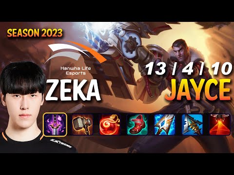 HLE Zeka JAYCE vs AZIR Mid - Patch 13.13 KR Ranked