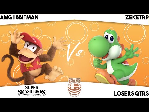 SB5 Singles — AMG | 8BitMan (Diddy Kong) vs ZekeTRP (Yoshi) —  Losers Qtrs — Smash Ultimate