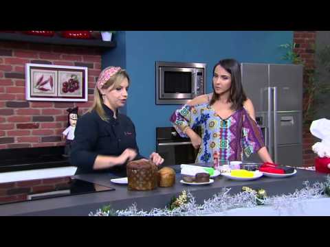 Receita Bom Sabor - 14/12/2015 -  Decoração em pasta americana para doces natalinos - Lu Bruni  PT1