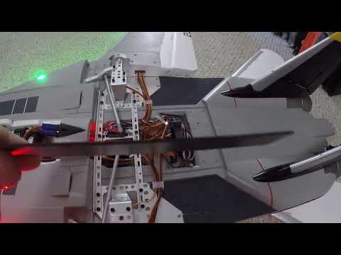 Freewing F-14 Tomcat Twin 64mm Quick video about modifications made! (See Video Description)