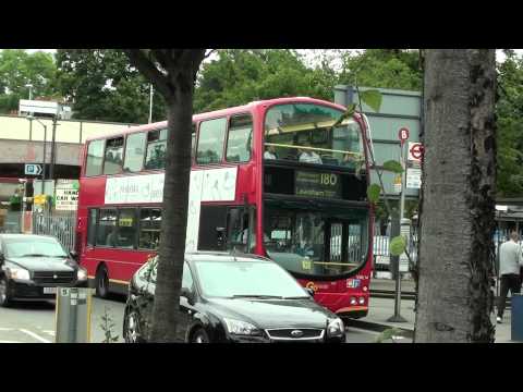 (HD) A Go Ahead London Gemini on Route 180 at Lewisham