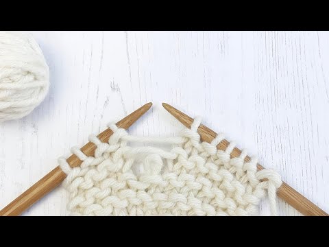 How To Pick Up a Dropped Stitch in Garter Stitch Knitting Help with Linda Whaley Knit Studio