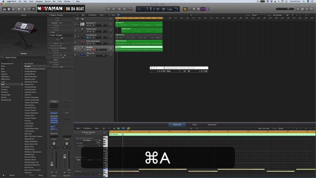 Promotional video thumbnail 2 for NOVAMAN | On Da Beat