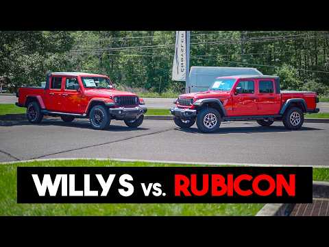 Should you buy a 2025 Jeep Gladiator Rubicon or Willys?