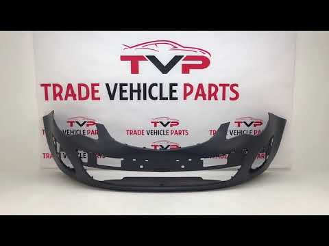 Fits Vauxhall Corsa D 2011-2014 Front Bumper Primed No PDC Or Washer Holes video