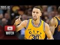 Stephen Curry Full Highlights At Cavaliers 2016 01 18 35 Pts TOO EASY