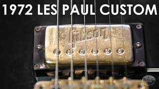 Video thumbnail for "Pick of the Day" - 1972 Gibson LP Custom by Emerald City Guitars