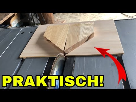 PERFEKTE GEHRUNGEN mit der Tischkreissäge!