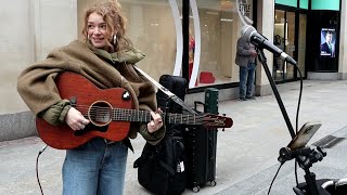 Sarah Fitzsimon returns with "Wings"Performed Beautifully on Grafton Street (Birdy) cover