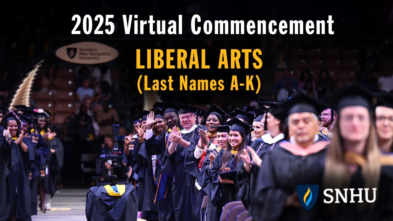 Virtual Commencement: Liberal Arts (Last Names A-K), Saturday, Dec 13 at 3pm ET