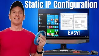 CONFIGURE A STATIC IP ADDRESS  IN 4 MINUTES!