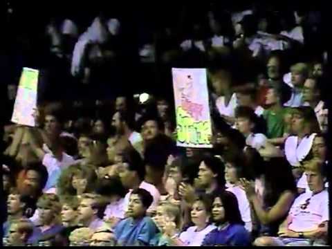 '92 World League Volleyball USA vs Brazil Game 1