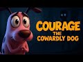 Courage The Cowardly Dog 3D Story Lost Shadows Pixar Style Animation Adventure 2025