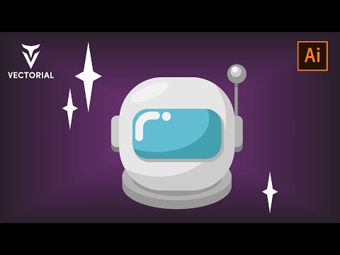 Astronaut tutorial in Adobe Illustrator