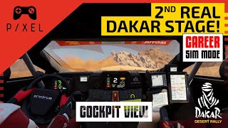 Complete 2nd Stage of the DAKAR 2020! - SIM MODE - 41 minutes w/ Cockpit View | DAKAR Desert Rally