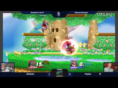 [SL19] Winners Quarters - Warheart (Wario) vs Pityboy (Luigi, Lucario) - SSB4 Singles
