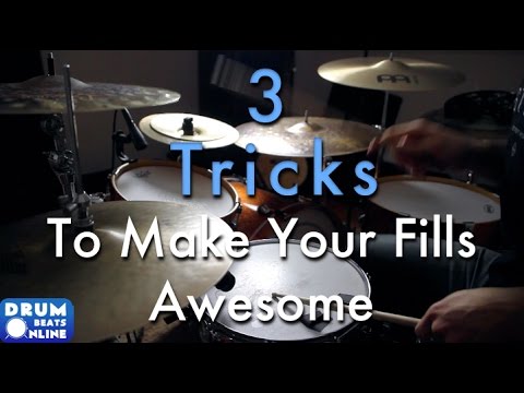 3 Tricks To Make Your Fills Awesome - Drum Lesson | Drum Beats Online
