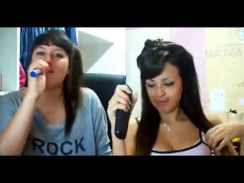 CANTANDO CANCION DE AMOR LOS WACHIS ♥♪ Laila Ayelén Y juulieta gimnasia ♥♪