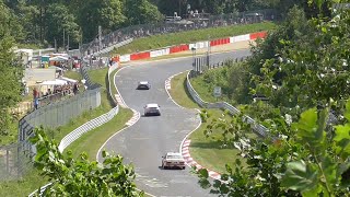 24 Hours race Nürburgring Nordschleife racing last rounds jump scenes ADAC TOTAL 24h race