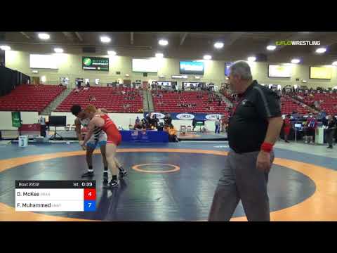2018 Marine Corps US Open/UWW Junior Greco Roman 72 5th Place - Dracius McKee (Oran) Vs. Farouq Mu