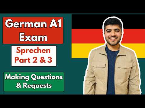 Deutsch A1 Prüfung Sprechen (Prüfungslösungen & Tipps) | Fragen & Bitten stellen | Goethe & Telc