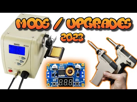 Anesty ZD-915 in 2023? Desoldering Station MODS and a new style gun! Buck Step Down Converter