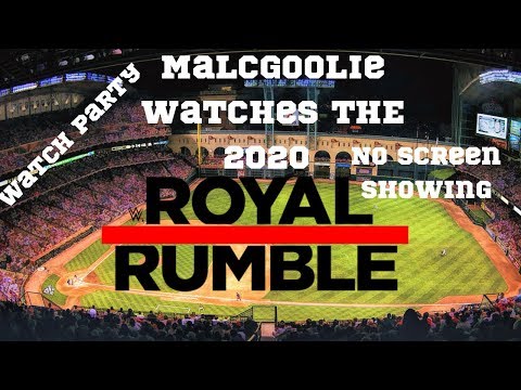 MalcGoolie Watches WWE Monday Night Raw Live Stream Watch Party No Screen Showing 1/27/2020