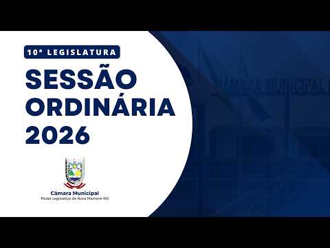 3ª (terceira) Sessão Ordinária da Câmara Municipal de Nova Mamoré/RO 2026.