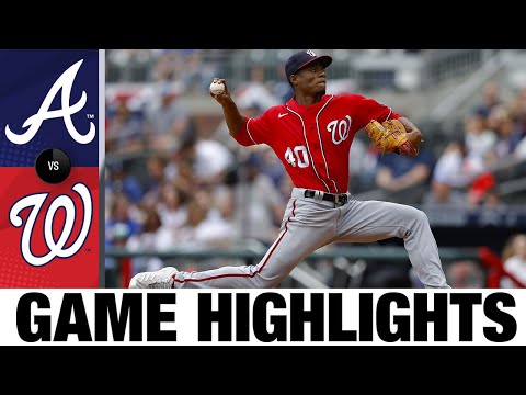 Nationals vs. Braves Game Highlights 4/13/22 | MLB Highlights