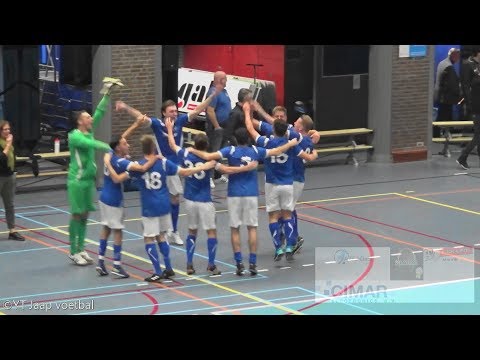 Finale 2e helft Advendo'57 - de Merino's en prijsuitreiking Jan Rebergen Zaalvoetbaltoernooi 2018