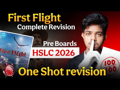 Class 10 Pre Final🚨 HSLC 2025 English First flight One shot🔥 within 20 minutes with Common questions