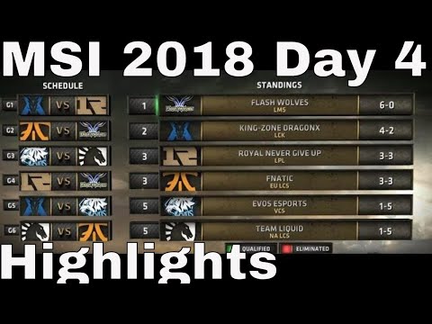 MSI 2018 Highlights Day 4 ALL GAMES | Mid Season Invitational 2018 Group Stage Highlights