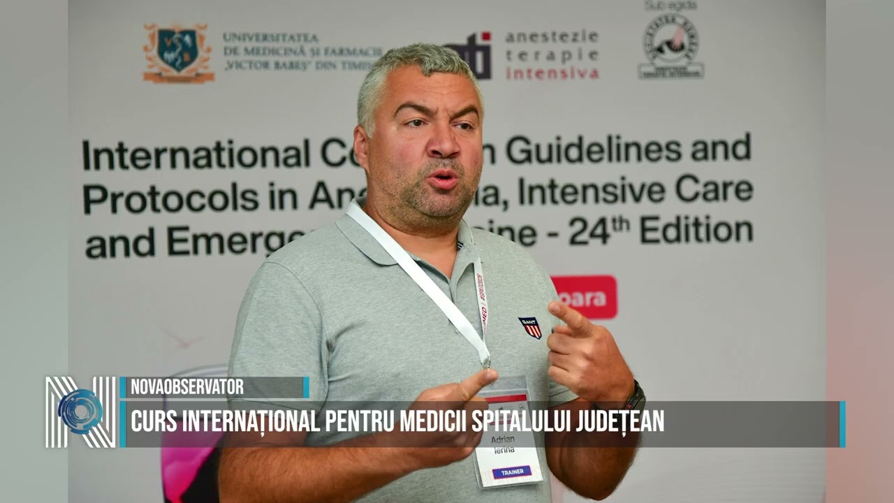 Curs internațional pentru medicii Spitalului Județean