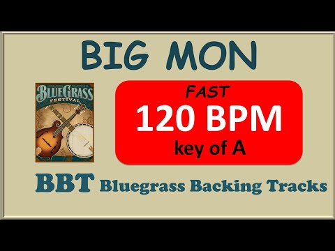 Big Mon 120 BPM bluegrass backing track