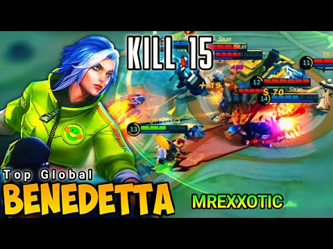 91% WINRATE! Benedetta Perfect Rotation [Top Global Benedetta] by MREXXOTIC - Mobile Legend