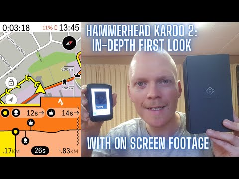 Hammerhead Karoo 2 In-Depth First Look & First Ride With On Screen Footage