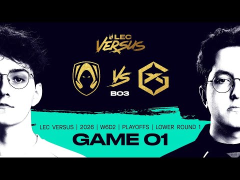 TH vs GX | 2026 LEC Versus Playoffs - Lower Bracket Round 1 - Game 1 | Team Heretics vs GIANTX