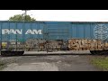 Pan Am Classic Boxcar On The CSX Going To Greenville And NS