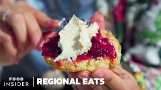 How Clotted Cream Is Made In England | Regional Eats | Food Insider