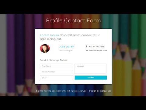 ASP.NET MVC #25 : Profile Contact Form ASP.NET MVC Framework | FoxLearn