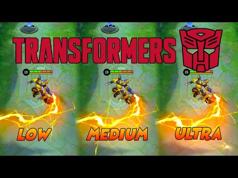 NEW BUMBLEBEE X.Borg Transformer Skin in Different Graphics Settings | MLBB