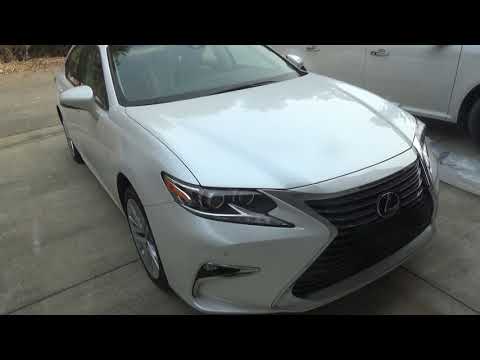 2017 Lexus ES front bumper cover replacement Eminent White (085)