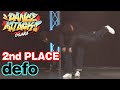 "defo" DANCE ATTACK!! OSAKA 中学生の部 [2位] 中学生限定ストリートダンスコンテスト