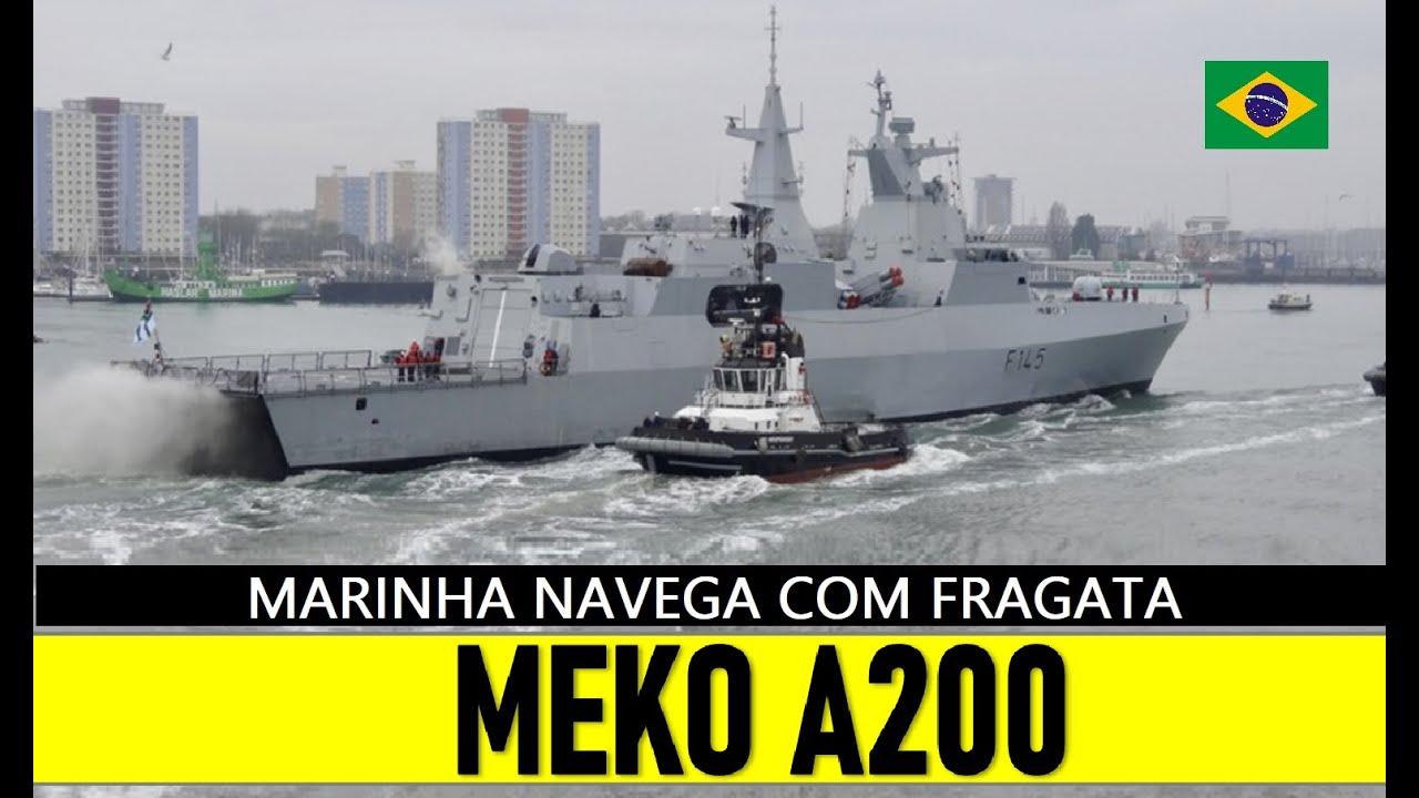"MARINHA BR navega com FRAGATA MEKO A200"! #military #militar #geopolitica