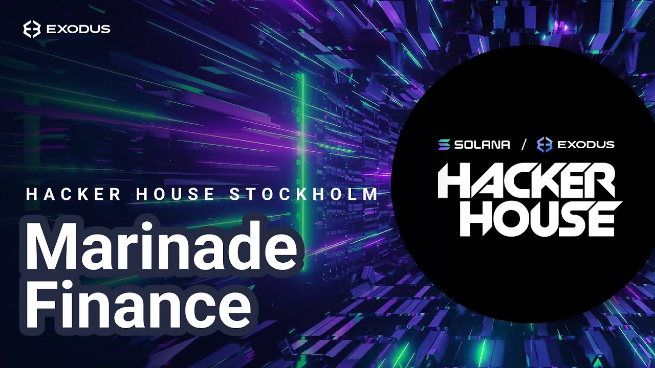Solana Hackathon: Exodus entrevista Marinade Finance na Stockholm Hacker House (Staking SOL)