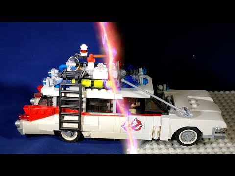 Lego Ghostbusters Ecto-1 v2 MOC Car Review, Comparison and Showcase